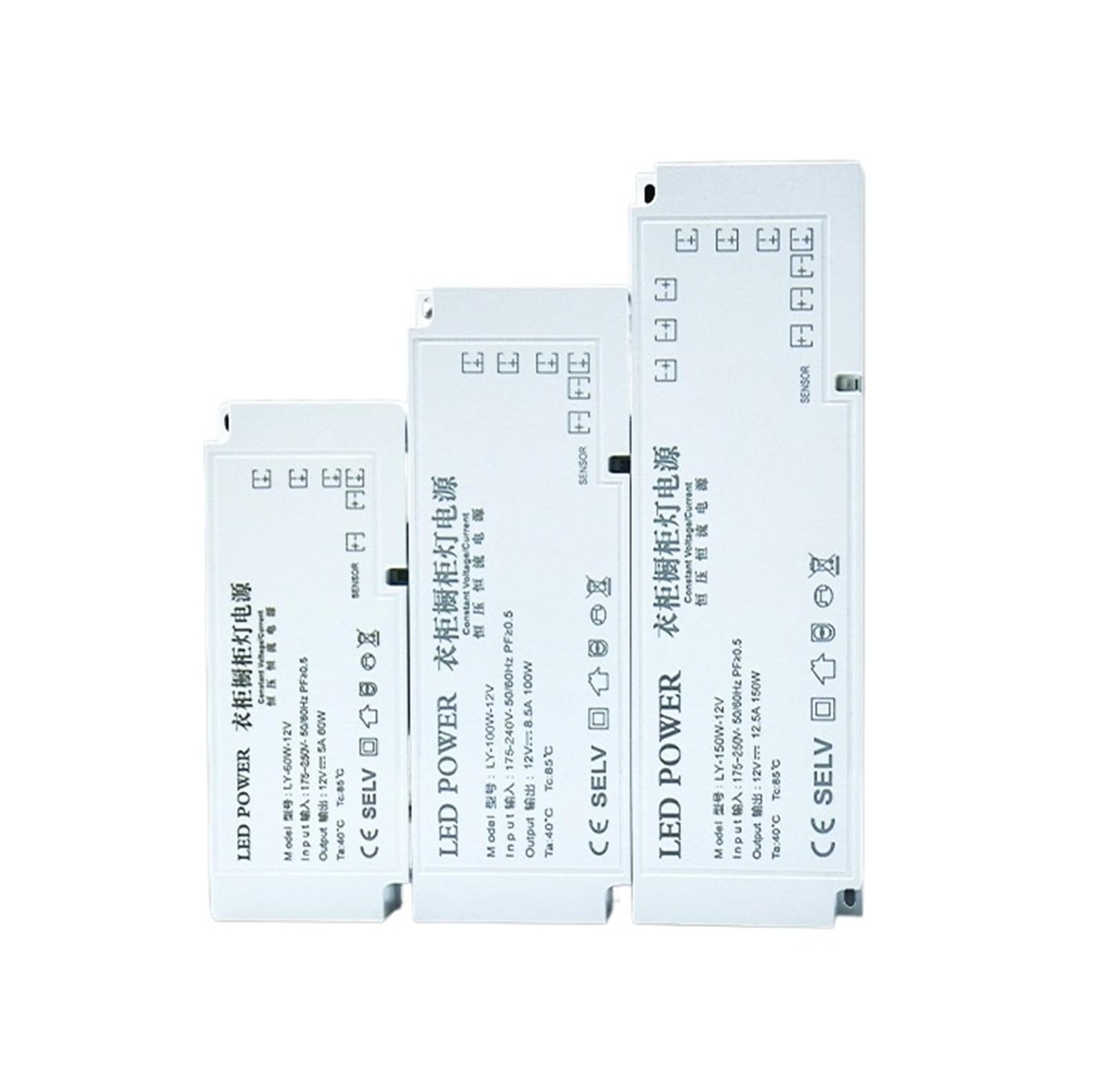 Alimentatore per illuminazione mobili | Uscita: 24V/12V; Caratteristiche: Ultra-sottile/Controllo a sensore(24v 24w)