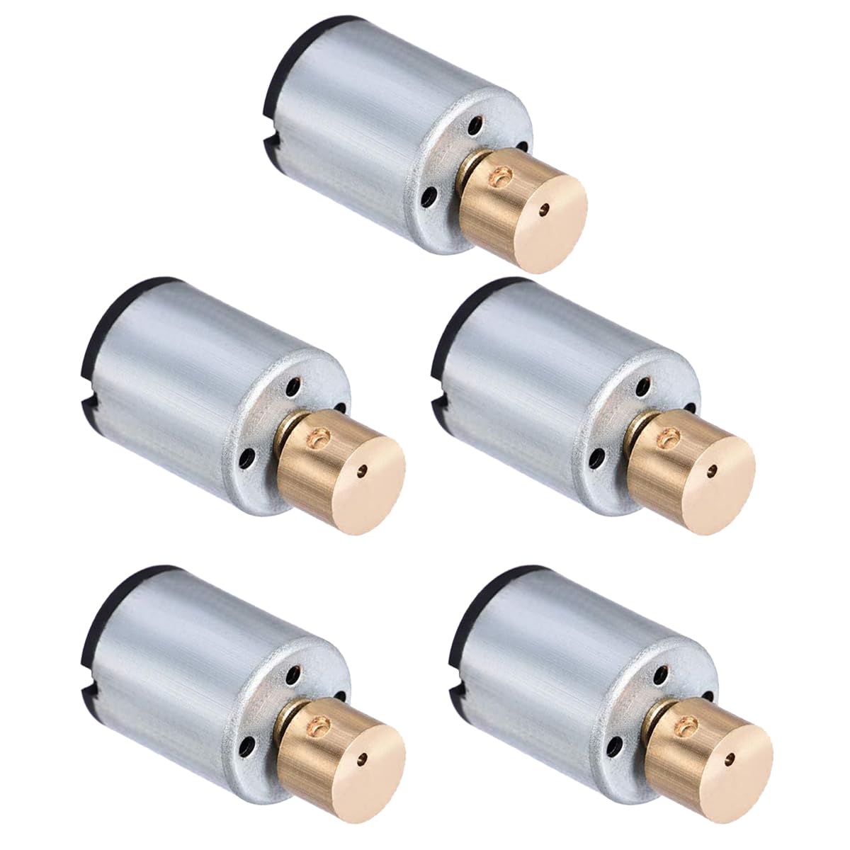 CENPEK Micro Vibration Motor N15 High Power DC 3V-12V 22x12mm Precision Brushed Motor for RC Models Fitness Equipment Industrial Tools 5-Pack