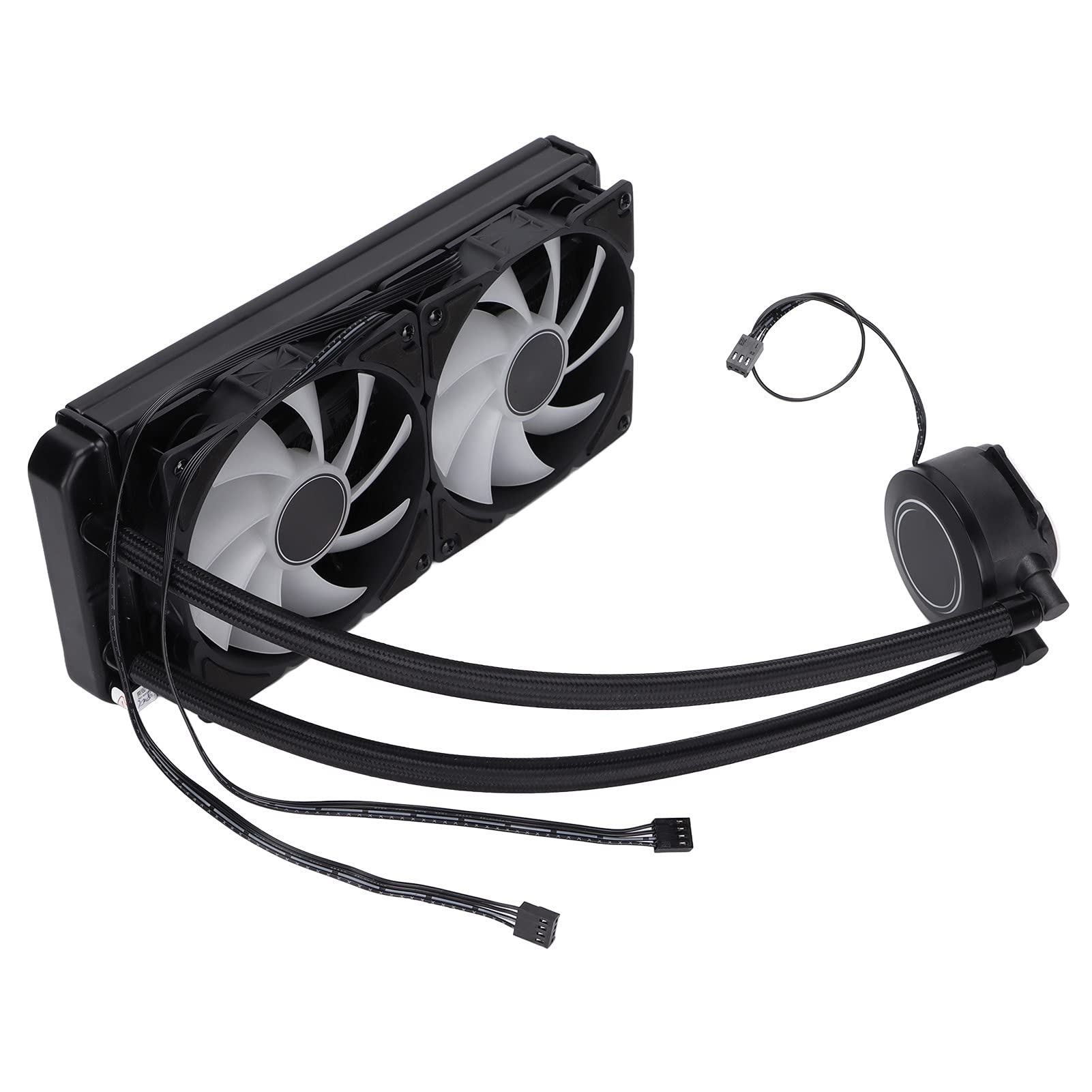 SIXRUN Wentylator CPU, 120mm Chłodzenie Wodne RGB 2200RPM