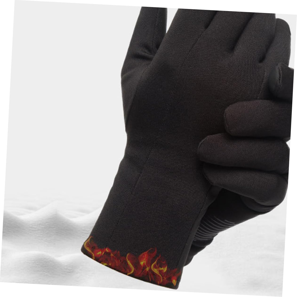 BESPORTBLE 3pares Guantes De Invierno De Grueso Impermeables y Táctiles para Pantalla Protección Cálida para Conducción Ciclismo y Senderismo Negro