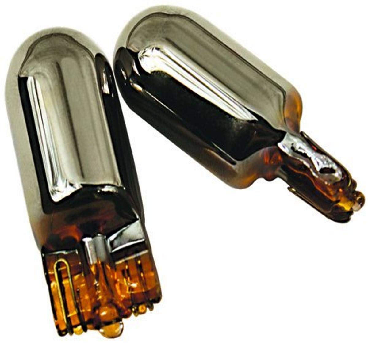 IPCW CWB-194CA Chrome/Amber Mini Waffle Mount 194 Bulb - Pair