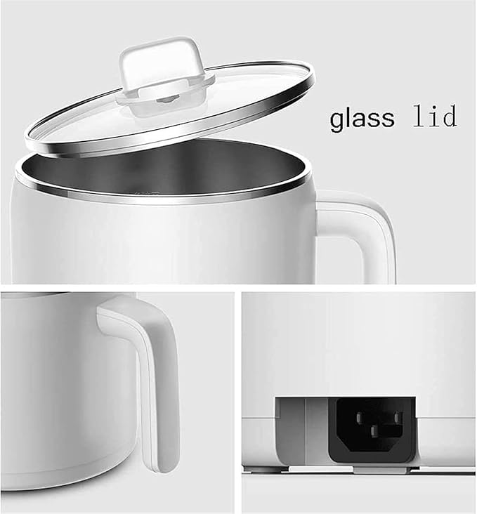 Olla Eléctrica 1.2L, Cocina Rápida, Acero Inoxidable, 300W/600W miniatura 3