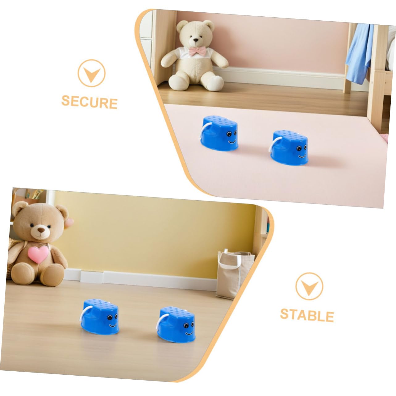 8 Zancos de Plástico para Niños, Zancos de Entrenamiento Sensorial para Mejorar el Equilibrio, Juguetes para Actividades al Aire Libre y Desarrollo de Confianza