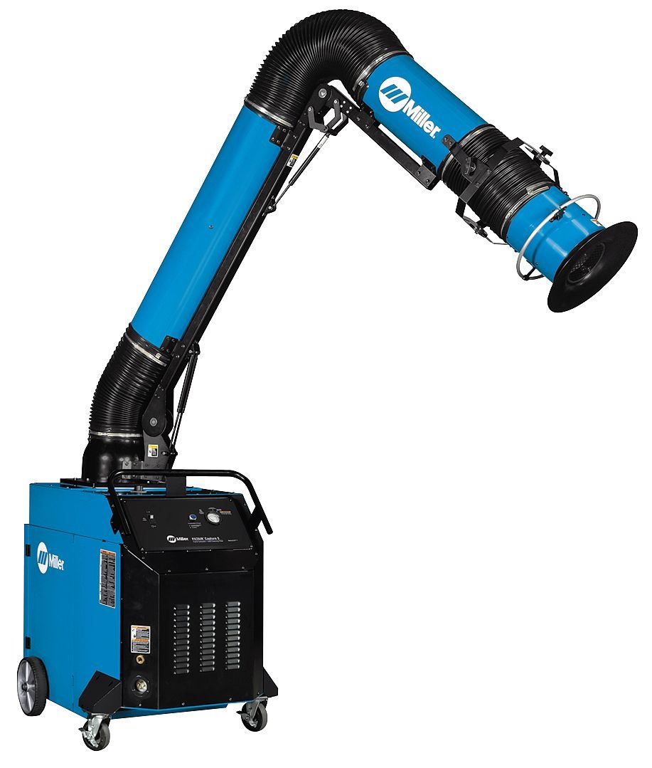 Miller Electric - 951574 - Portable Fume Extractor, FILTAIR Capture 5 Series, Input Voltage: 460V, Air Flow (CFM): 900