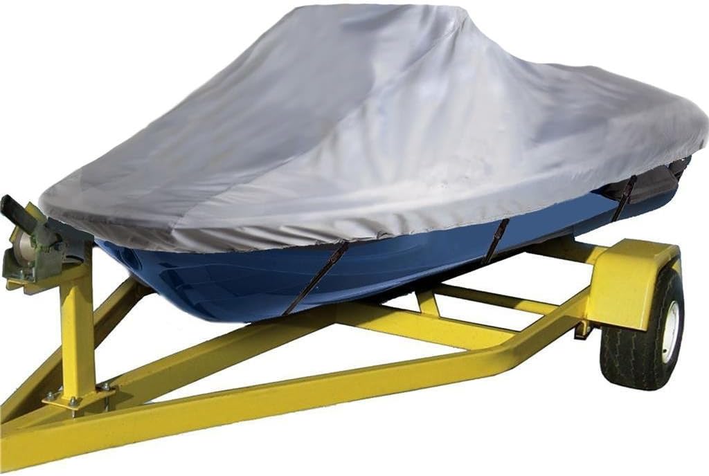 420 DENIER, Reflective, Travel, Storage and Mooring Watercraft PWC Jet Ski Cover Compatible for Sea Doo Sea-Doo Bombardier GTI 1997 1998 1999 2000