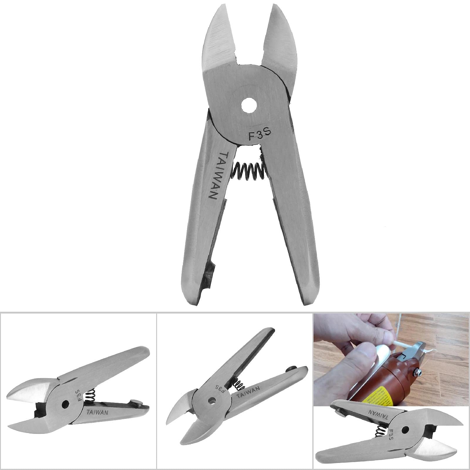 Pneumatic Cutting Head, Replacement Air Scissors Head Suitable for Model HS10 (F3S) Pneumatic Cutting Pliers
