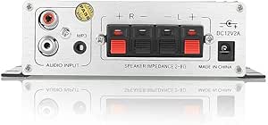 Lepai LP-2020A+ Tripath Klasse-T mini HiFi-Verstärker Audio, Schwarz