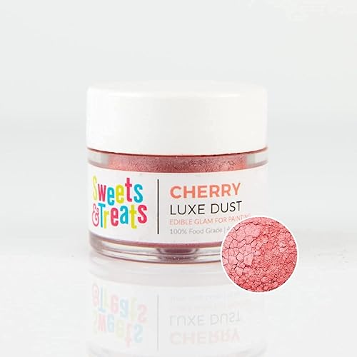 Miniatura 7 de Polvo de brillo comestible para pasteles, polvo rojo comestible para pasteles, polvo rojo comestible para decoraciones de cupcakes, fondant rojo,