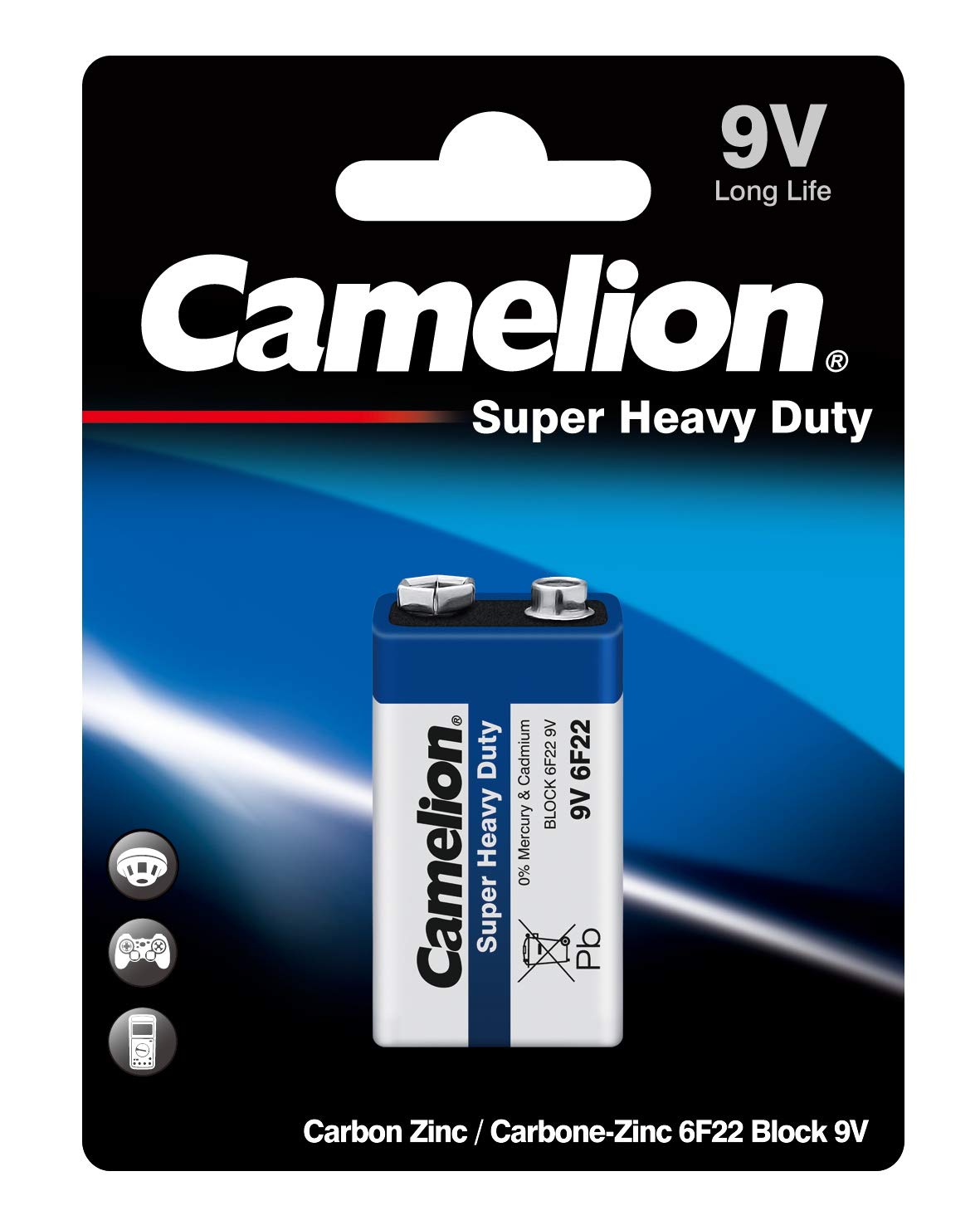 Camelion 9 V 6F22 10200122 Pile Super Heavy Duty - Foto 10