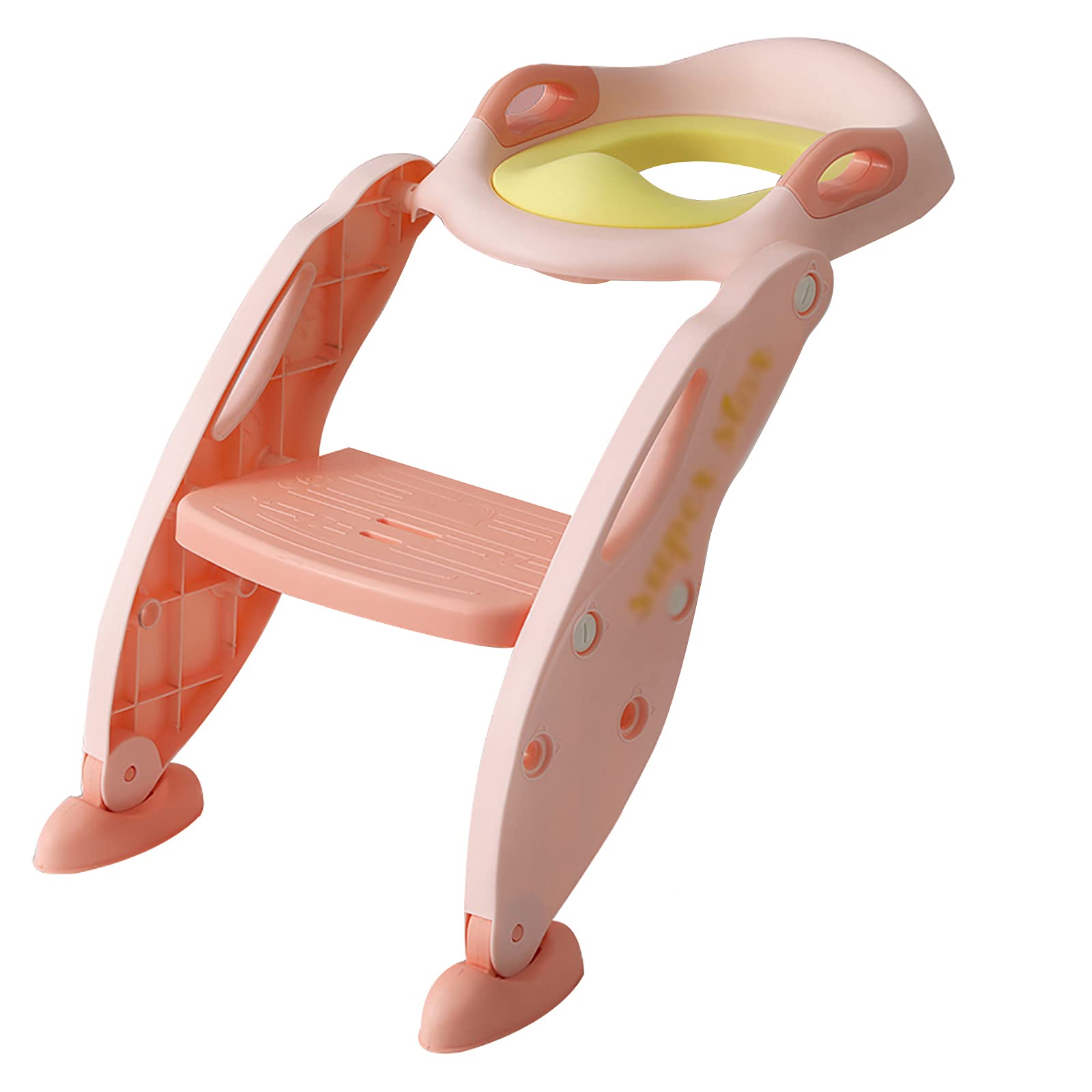 WSSS Boys and Girls Toilet Seat Ring Ladder, Child Urinal Child Potty Seat Ring(Color:A)