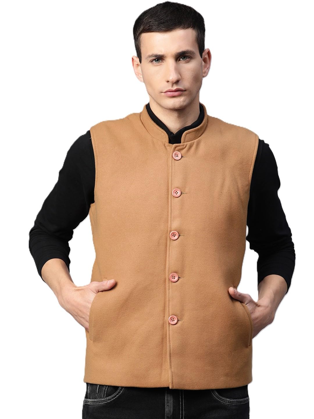 pierre carlo MENS TAN WAISTCOAT-picture-10