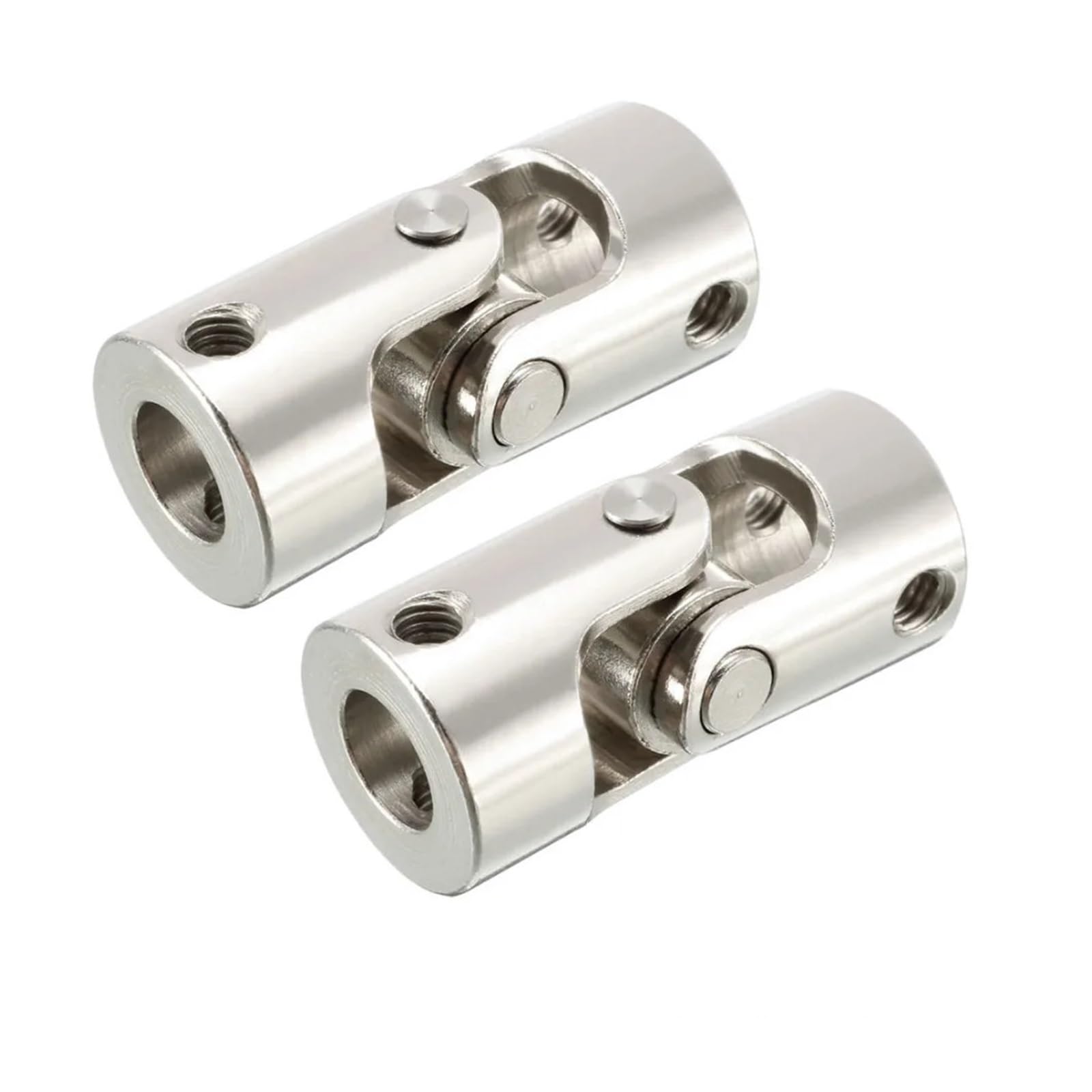 Lenkung Kreuzgelenk 2 stücke Drehbares Kreuzgelenk 6mm 8mm 4mm Bohrungsdurchmesser Lenkgetriebe U-Typ Gelenkkupplung Wellenkupplung M3 M4 Gewinde Drehbarer Verbinder(8mm to 8mm)