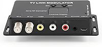 Vista 1 de Modulador UHF, modulador IR TM70 Modulador de enlace de TV Convertidor AV a RF Extensor IR con pantalla de canal Modulador RF para TV con cable