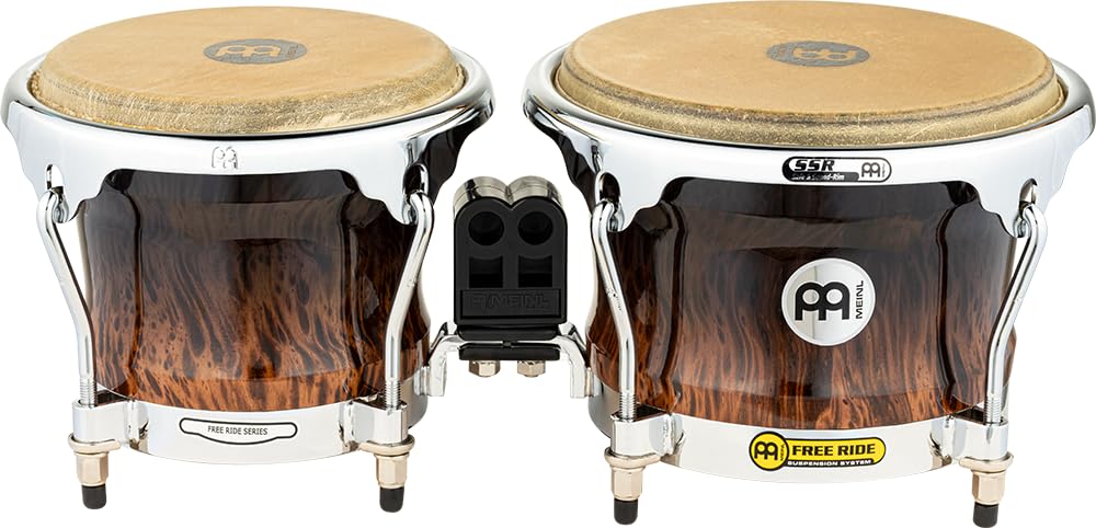 Amazon.com: Meinl Percussion FWB400BB Free Ride Series Wood Bongos