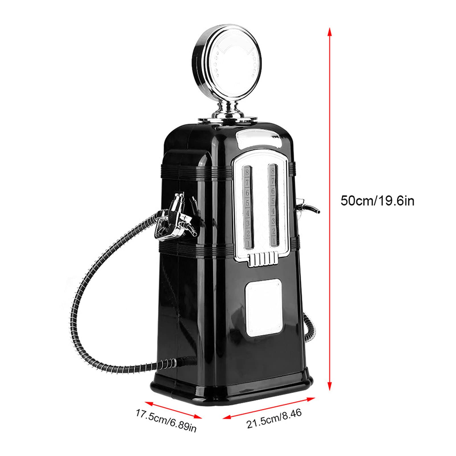 Pistole Doppie da 1000 Cc Pompa per Bevande per Vino Liquore Alcool Birra Dispenser Accessori per Bar per Bar Domestici e Feste (BLACK)