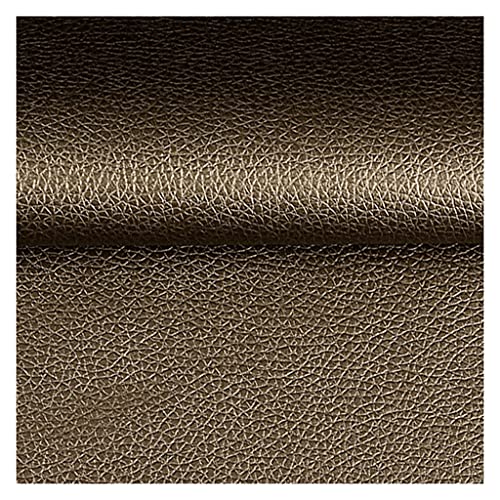 Tissu similicuir bronze haut de gamme imitation skaï texturé 1.4x3m