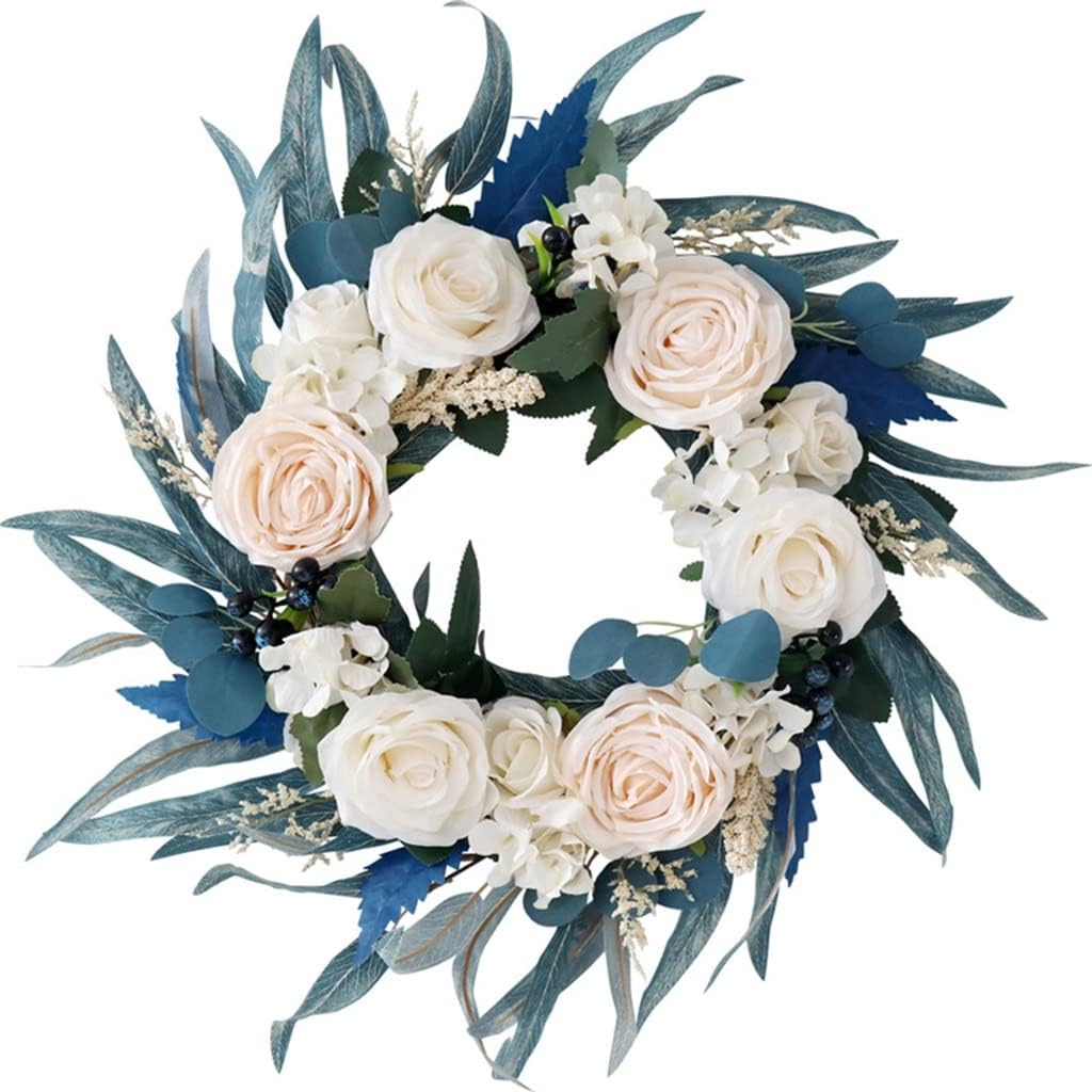 Spring Wreath Decoration Wedding Simulation Flower Scene Layout Home Door Decoration Wall Hangings