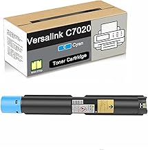 Compatible High Yield Toner Cartridge C7020, Use for Xerox VersaLink C7020 C7025 C7030 Printers,High-Definition Printing (Cyan)