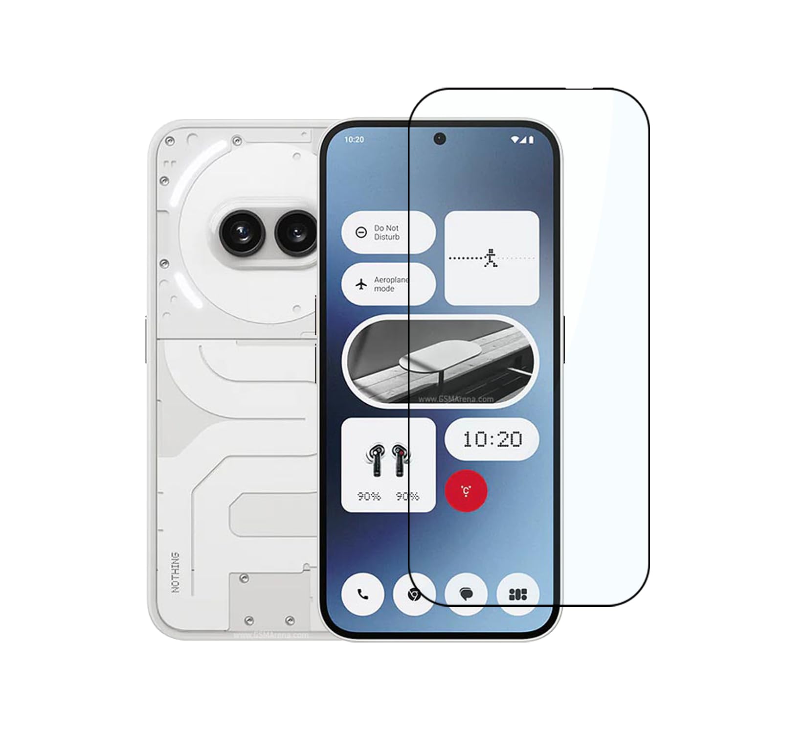 CEDO Nothing Phone 2a (5G) Tempered Glass | Screen Protector Full HD Quality Tempered Glass Anti-Scratch Edge to Edge Coverage with Easy Installation Kit (Black) (B0D2TFVB39) Amazon Price History, Amazon Price Tracker