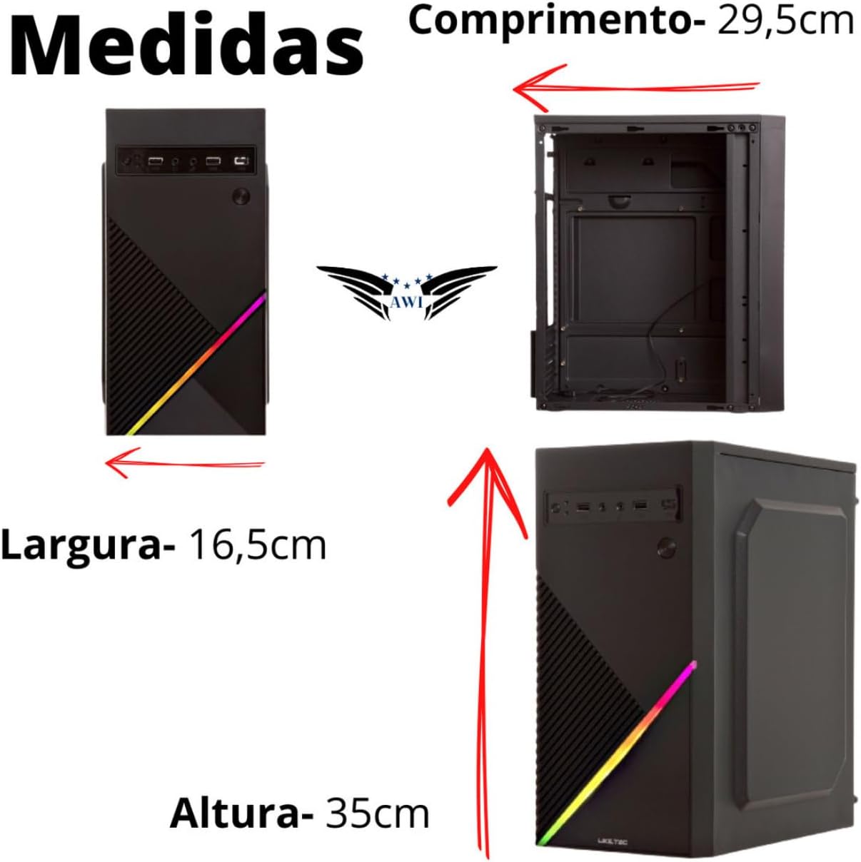 Gabinete Gamer Liketec Basic One V2: Review após 7 dias de uso