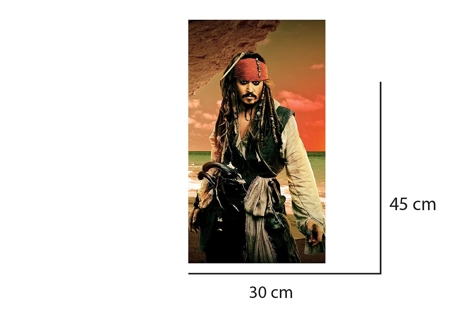 ISEE 360® Hollywood Character Captain Jack Sparrow Stylish Look