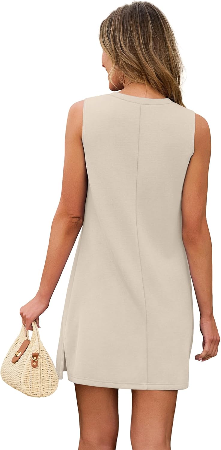 Sampeel Dresses for Women 2026 Casual V Neck Summer Sundresses Fashion Outfits Clothing - Image 6