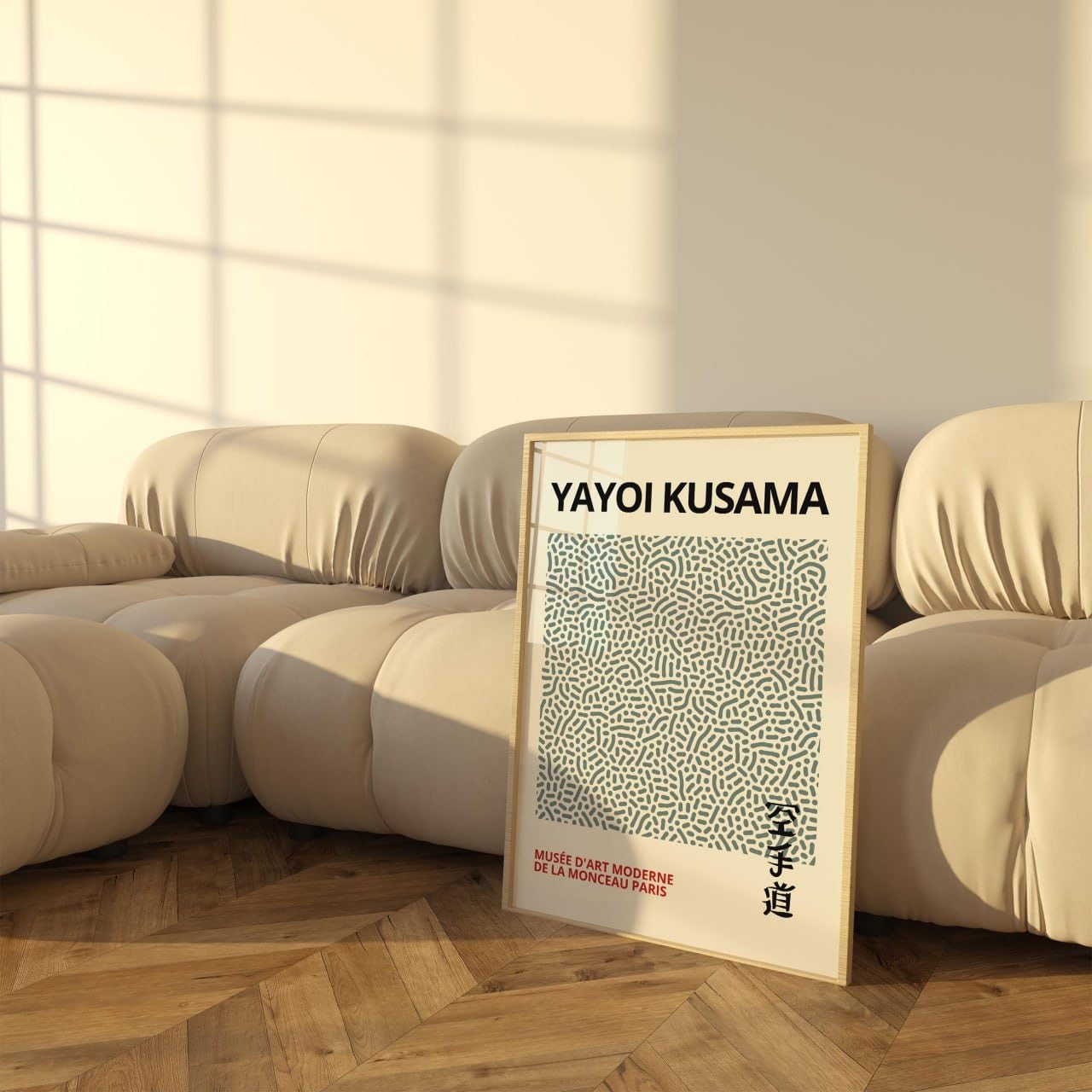 ARTINSPIRIO Yayoi Kusama - Set di 3 poster (solo poster, 40 x 50 cm)