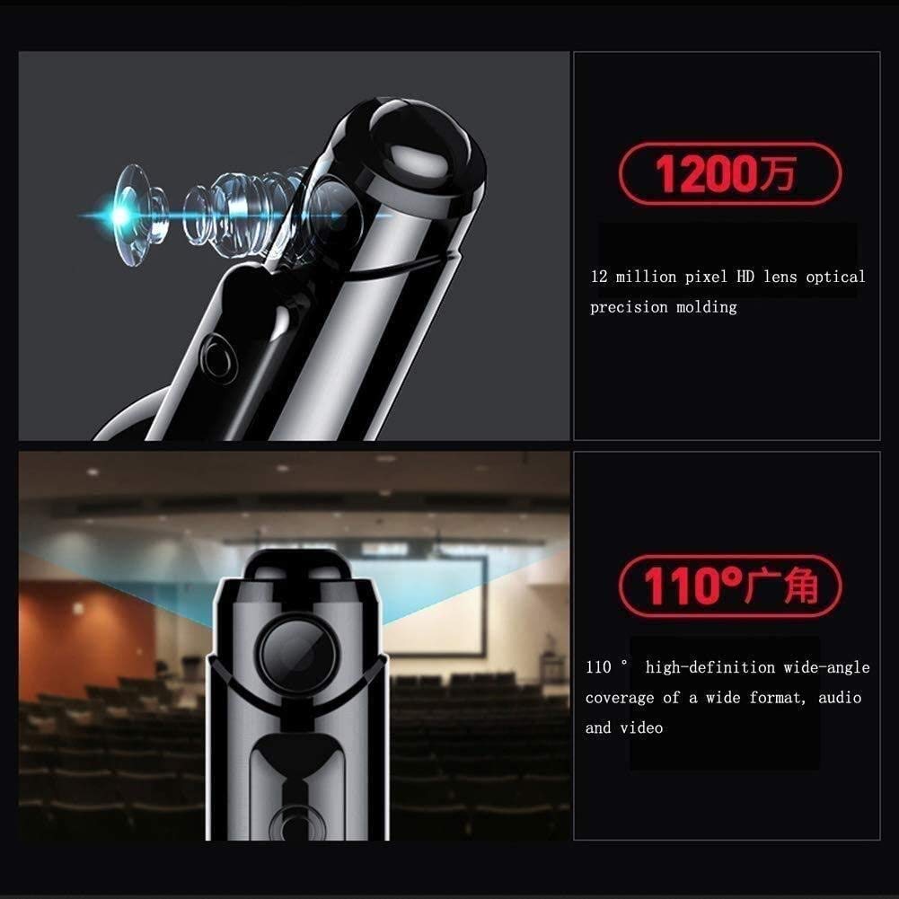 Dyktafon 128 GB, nagrywanie wideo HD inteligentne nagrywanie i nagrywanie w pętli, mała rejestracja audio na wykłady, wywiady, spotkania i więcej (rozmiar: 16 G)