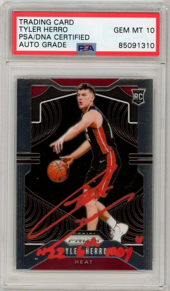Amazon.com: Tyler Herro 2019-20 Panini Prizm Autograph Rookie Card