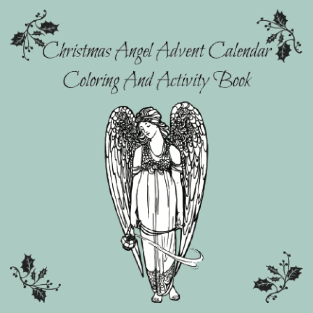 Christmas Angel Advent Calendar Coloring And Activity Book