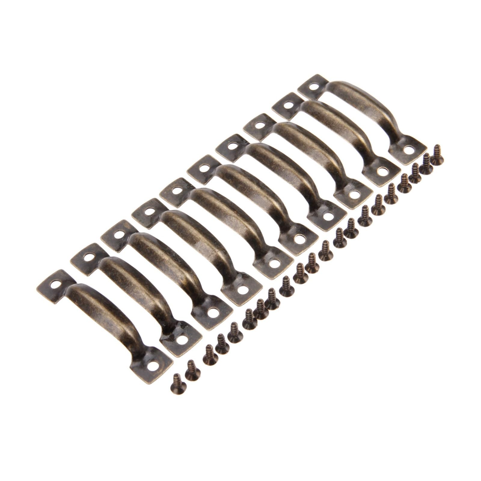 Cidegoo A Ntique Bronze Silver Black Cabinet Knobs 50Pcs Furniture Handles Drawer Pulls