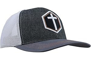 Kerusso Grey & White Men's Cap: A Timeless Accessory for Your Faith Journey