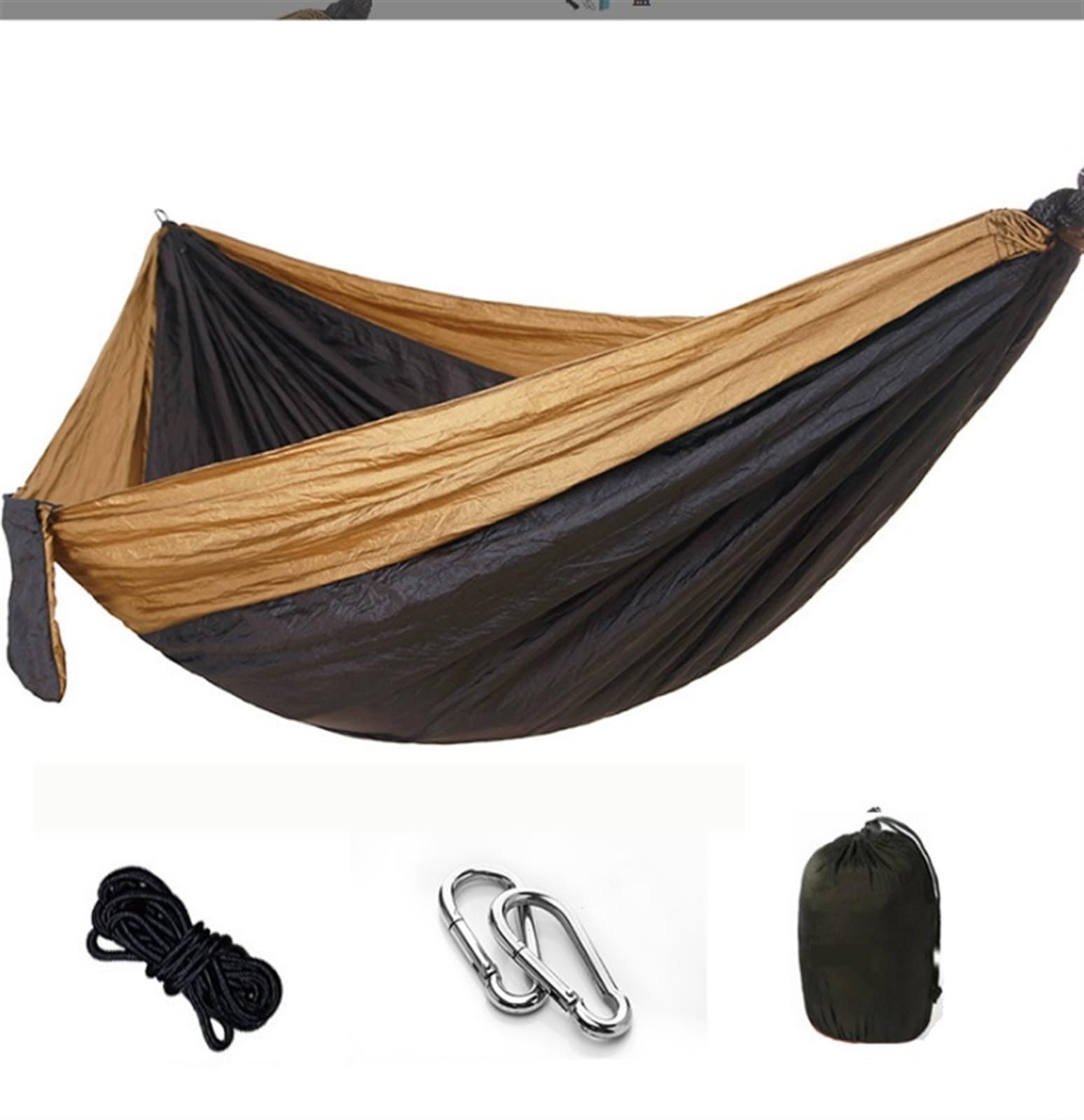 Hamak Ultralekki, Hammock Hamak Do Wypoczynku Na Świeżym Powietrzu 270x140cm Ultralekki, Oddychający Ogród Dziedzińcu Przenośna Huśtawka Podróżna na Kemping, na Zewnątrz(M)