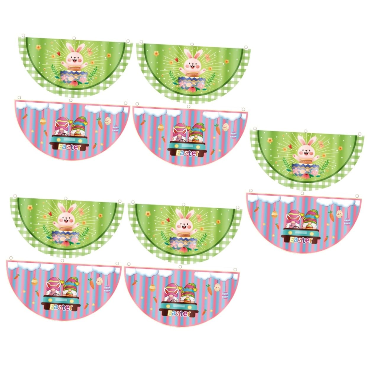 Drapeaux de jardin de Pâques BESPORTBLE extérieurs et clôtures