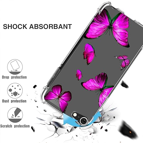 Miniatura 7 de Funda para iPod Touch 7, iPod Touch 6, iPod Touch 5, funda transparente para niñas y mujeres, TPU suave a prueba de golpes, funda protectora