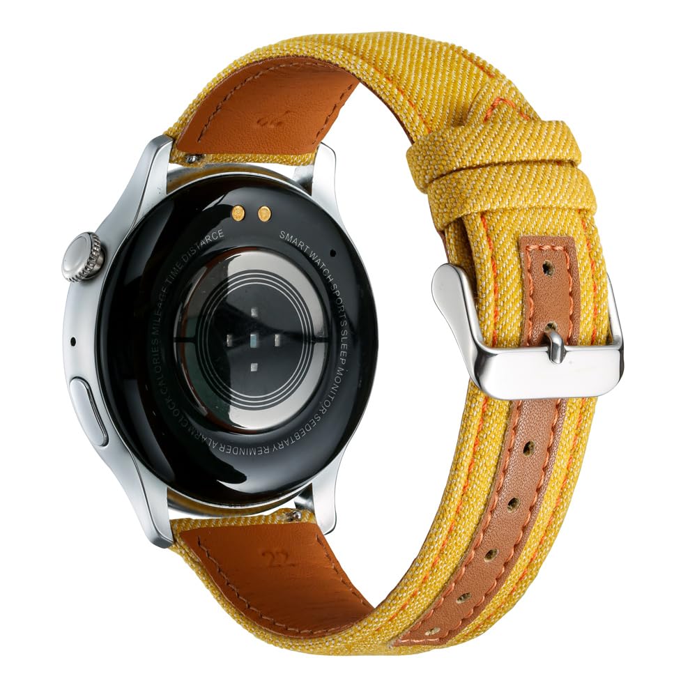 Triblanc Schafsleder Uhrenarmband 20mm 22mm Echtes Leder Arm