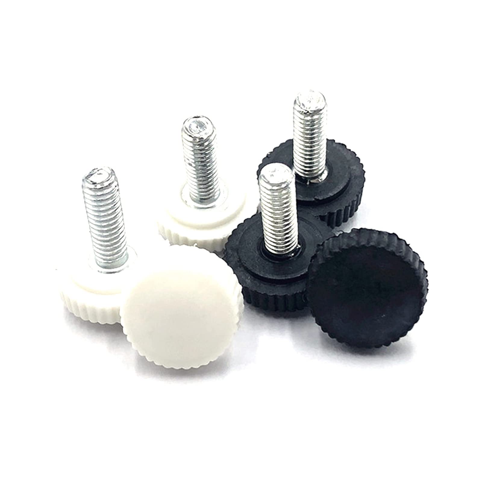 Dadi A Manopola Zigrinata M5 - Acciaio Nichelato Per Fissaggi Manuali Senza Attrezzi - Foto 2