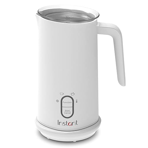 Instant Milk Frother, 4-in-1 Electric Milk Steamer, 10oz/295ml Automatic Hot