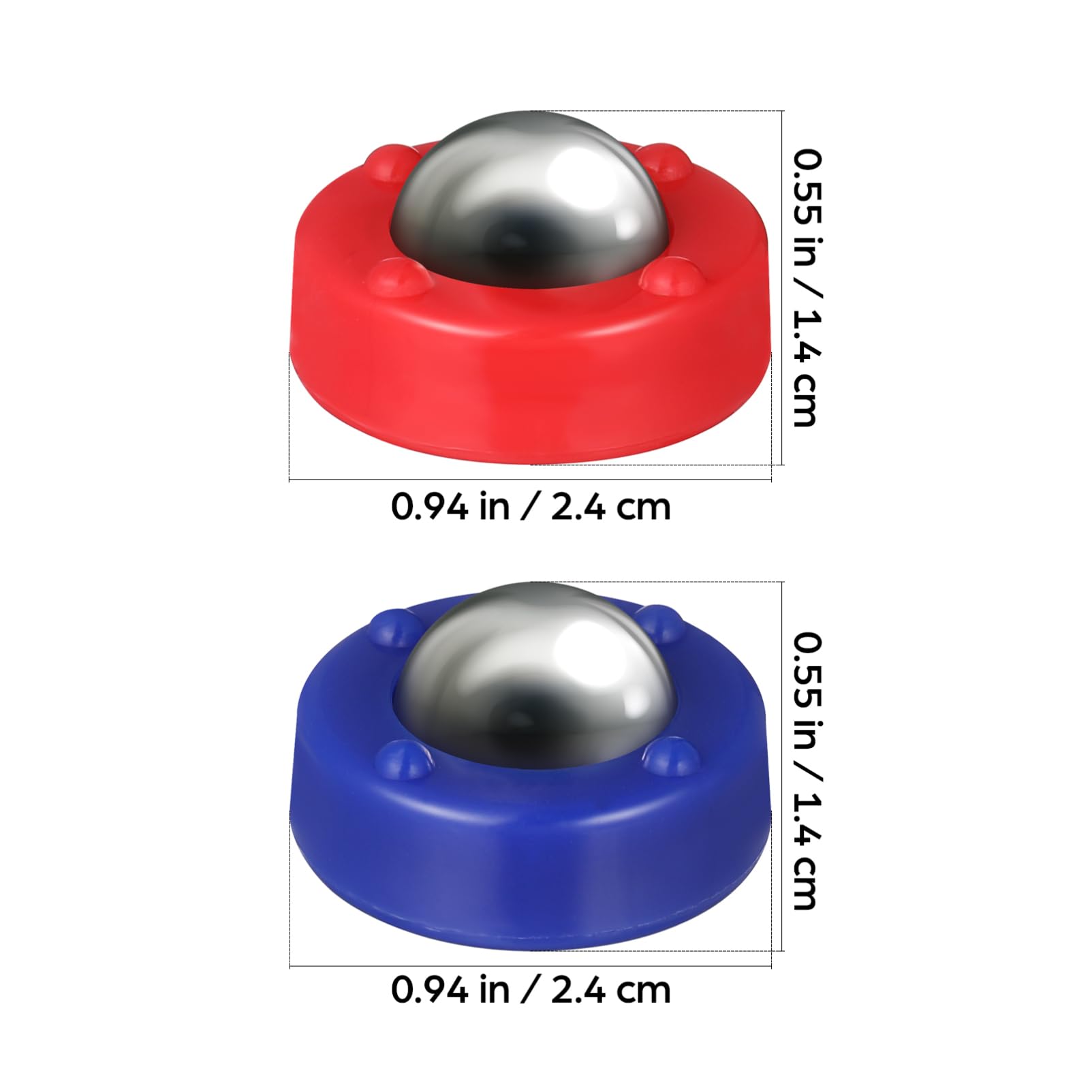 16 Pcs Mini Shuffleboard Pucks Shuffleboard Replacement Table Pucks Tabletop Curling Game Rollers Sliding Bead Games Sports Toy Traveling Family Kids Adults Friends Educational Toy - Image 3