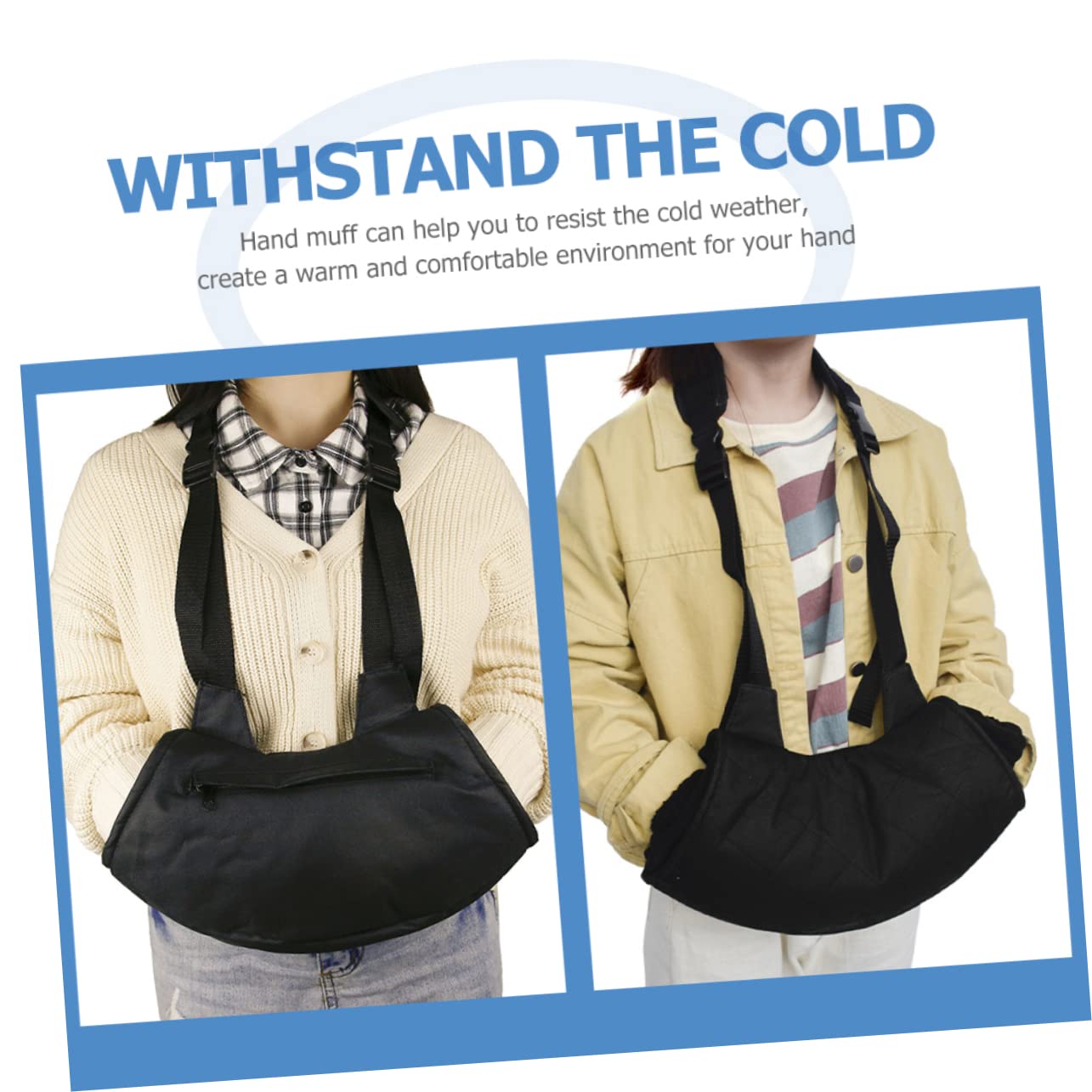 Warme Handwärmer Tasche, Tragbarer Handwärmer, 1 Stück Schwarz