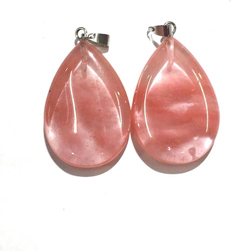 Miniatura 2 de 20 colgantes de piedra natural, ovalada, semipreciosa, rosa, ojo de tigre, 0.630 x 0.945 in, dijes para manualidades, pulseras, collares, joyas,