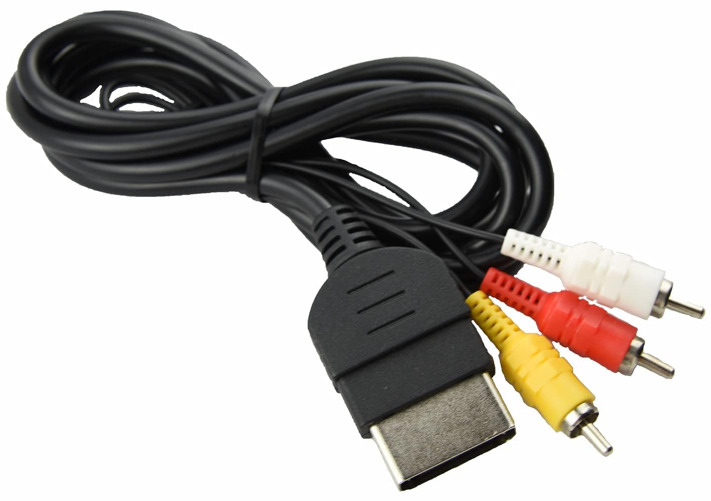 PSX Store Audio Video AV TV Cable Cord Compatible with Microsoft Box 360S Slim and Fat Console-image-2