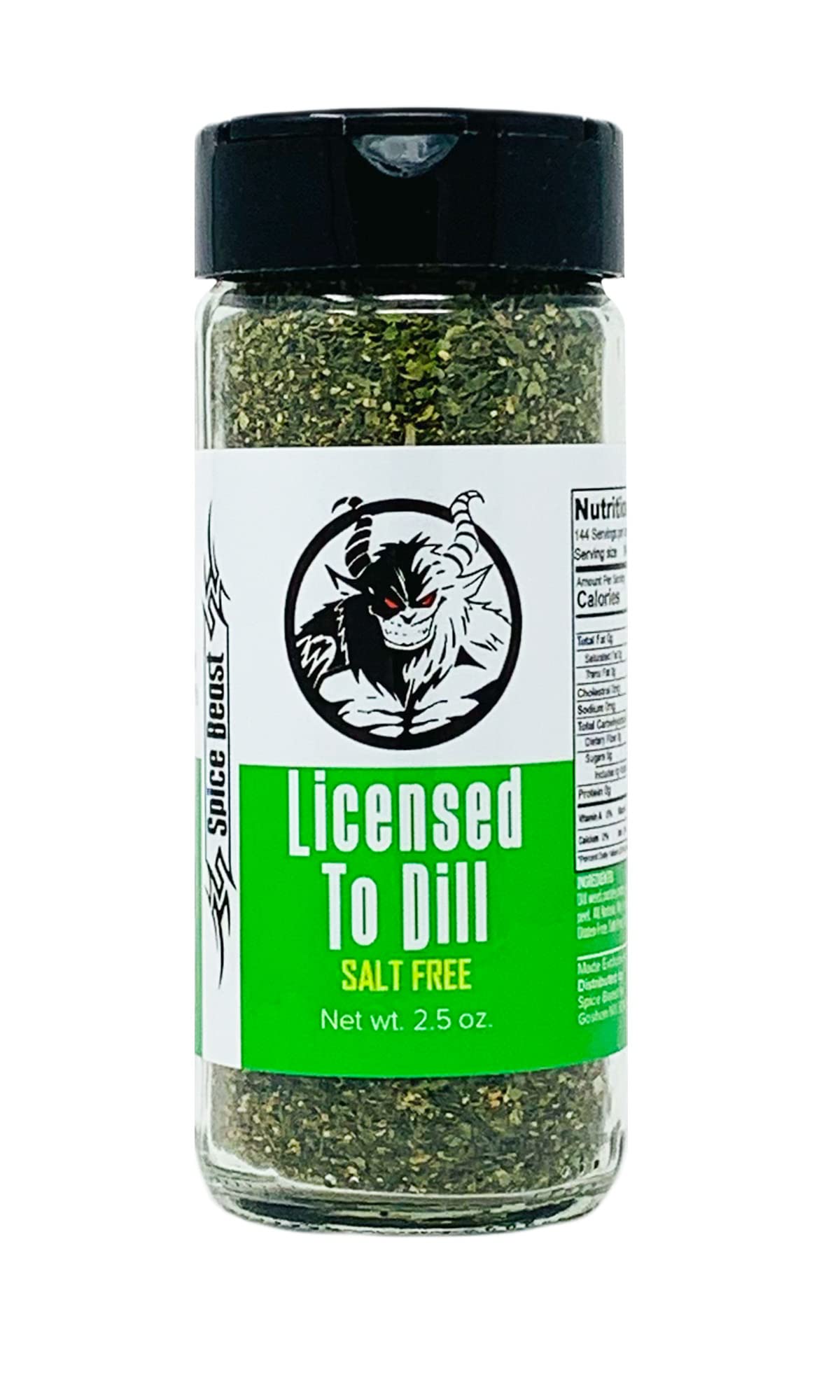 Spice BeastLicensed to Dill - Salt Free Seasoning - Sugar Free - No MSG