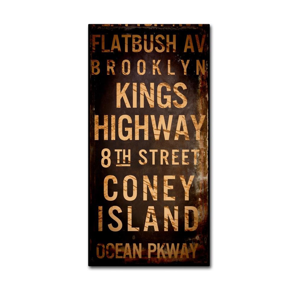 Brooklyn I by Color Bakery, 10x19-Inch Canvas Wall Art