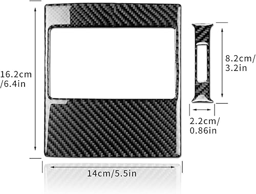 Miniatura 2 de Fibra de carbono, para accesorios de Mercedes Benz, calcomanía de cubierta de ventilación de salida de aire trasera para Mercedes Benz Clase C W204