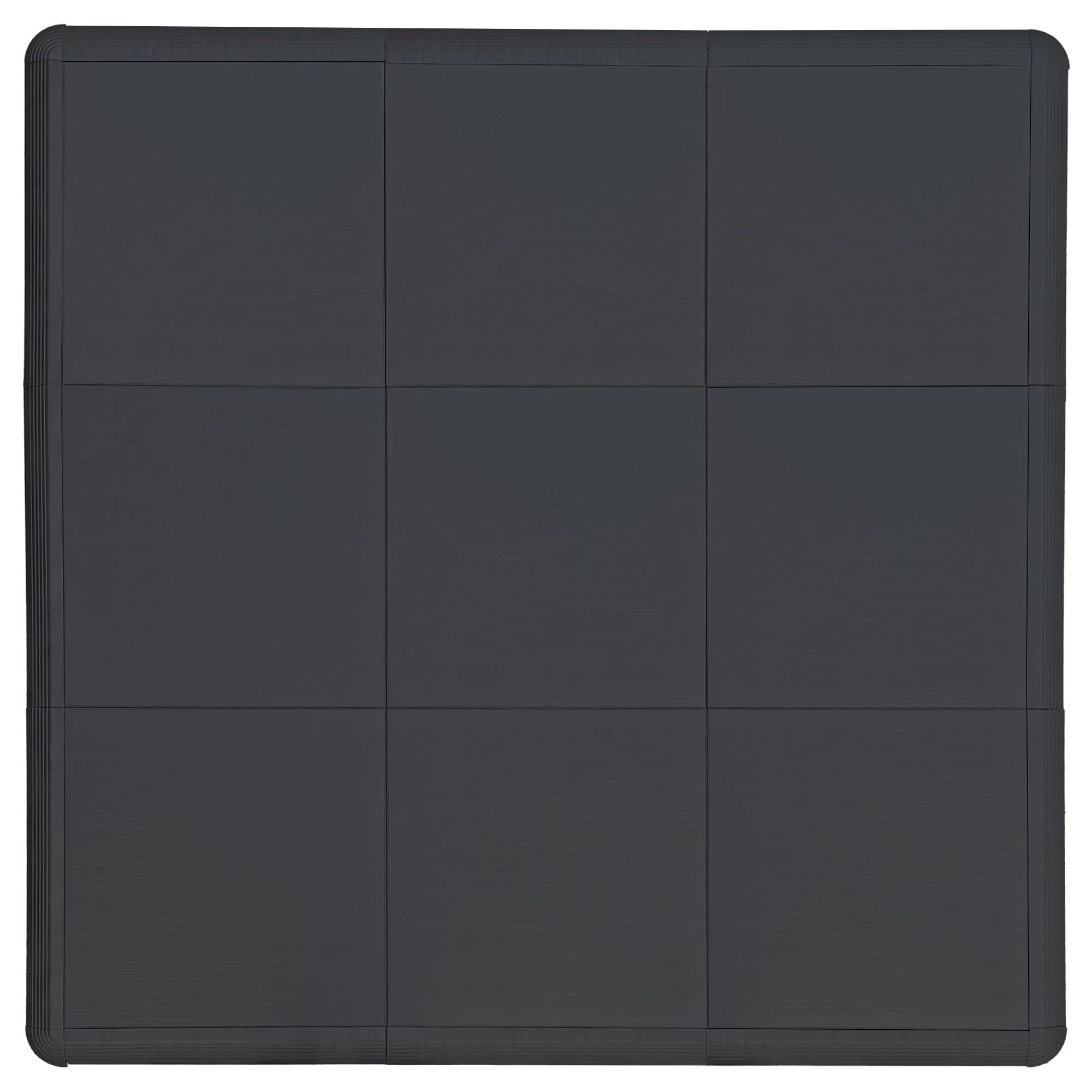 Nicoman Portable Dance Floor Tiles|Tap Dancing, Jazz, Ballet, Irish Dance|Easy to Assemble|1 Tile (36″x36″) - Black Wood Grain