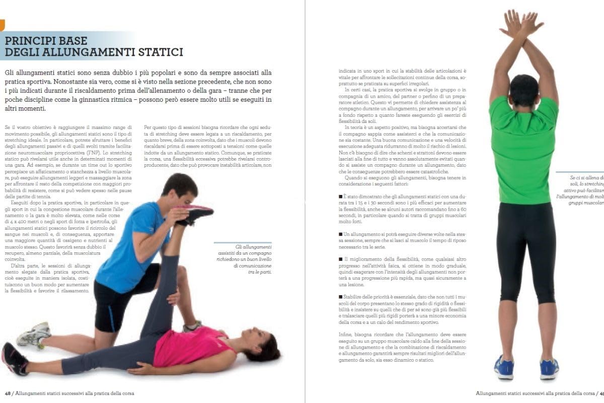100 esercizi di stretching per il running
