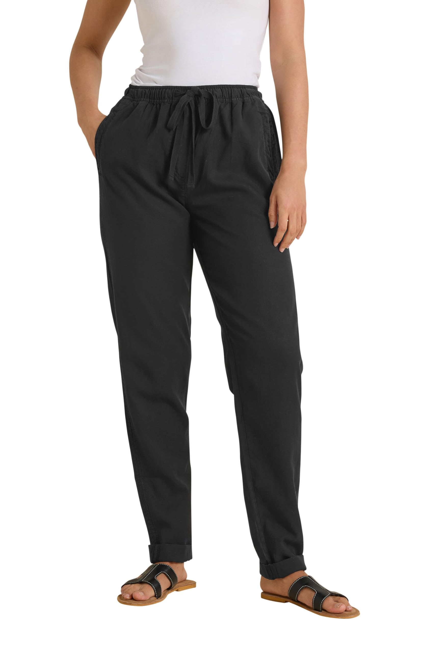 Long Tall Sally - LTS Tall Lyocell Blend Joggers - Women's Black