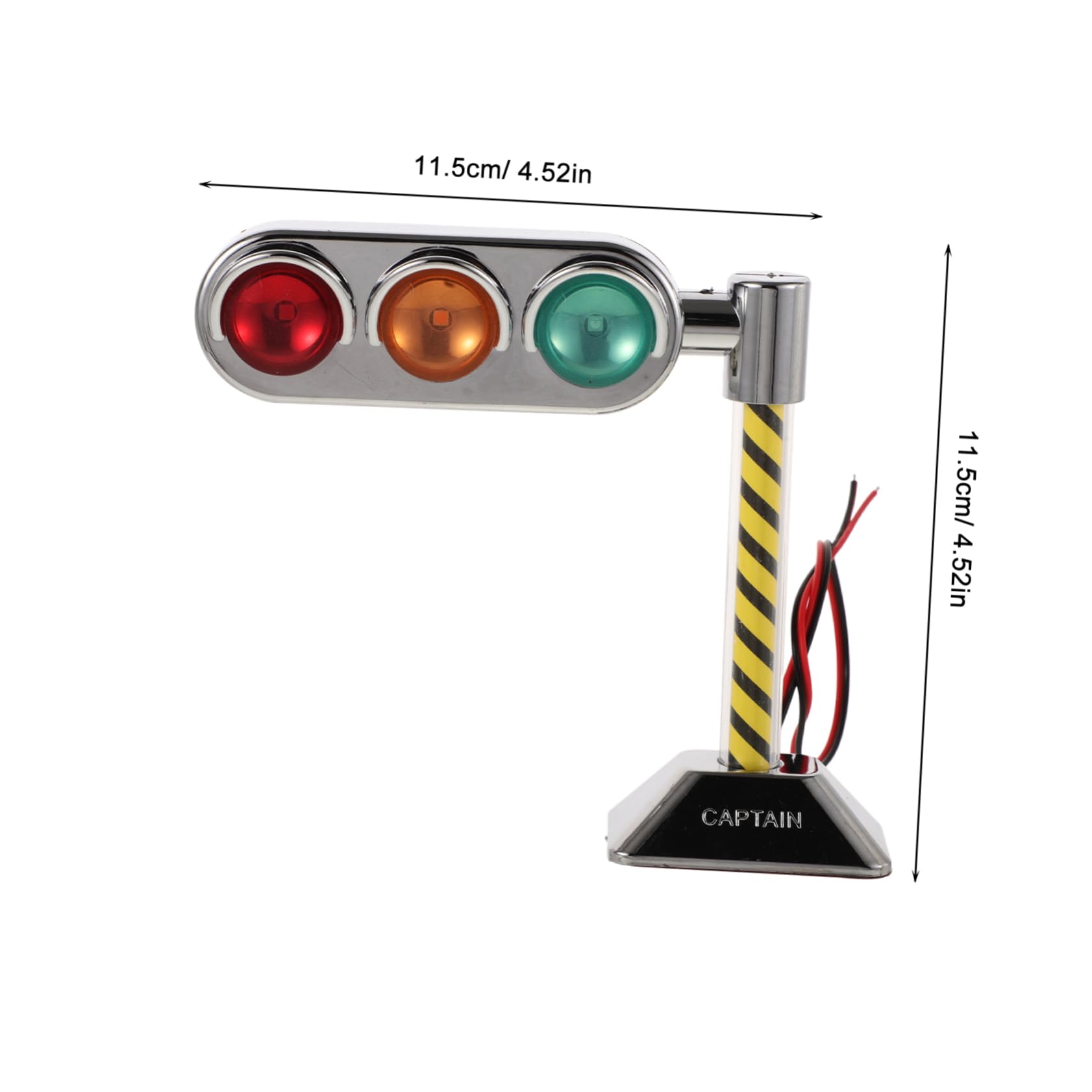 PRETYZOOM Led Traffic Signal Light Ornament Interior Car Decor Mini Traffic Light Model Diy Car Decor Long Lasting Led
