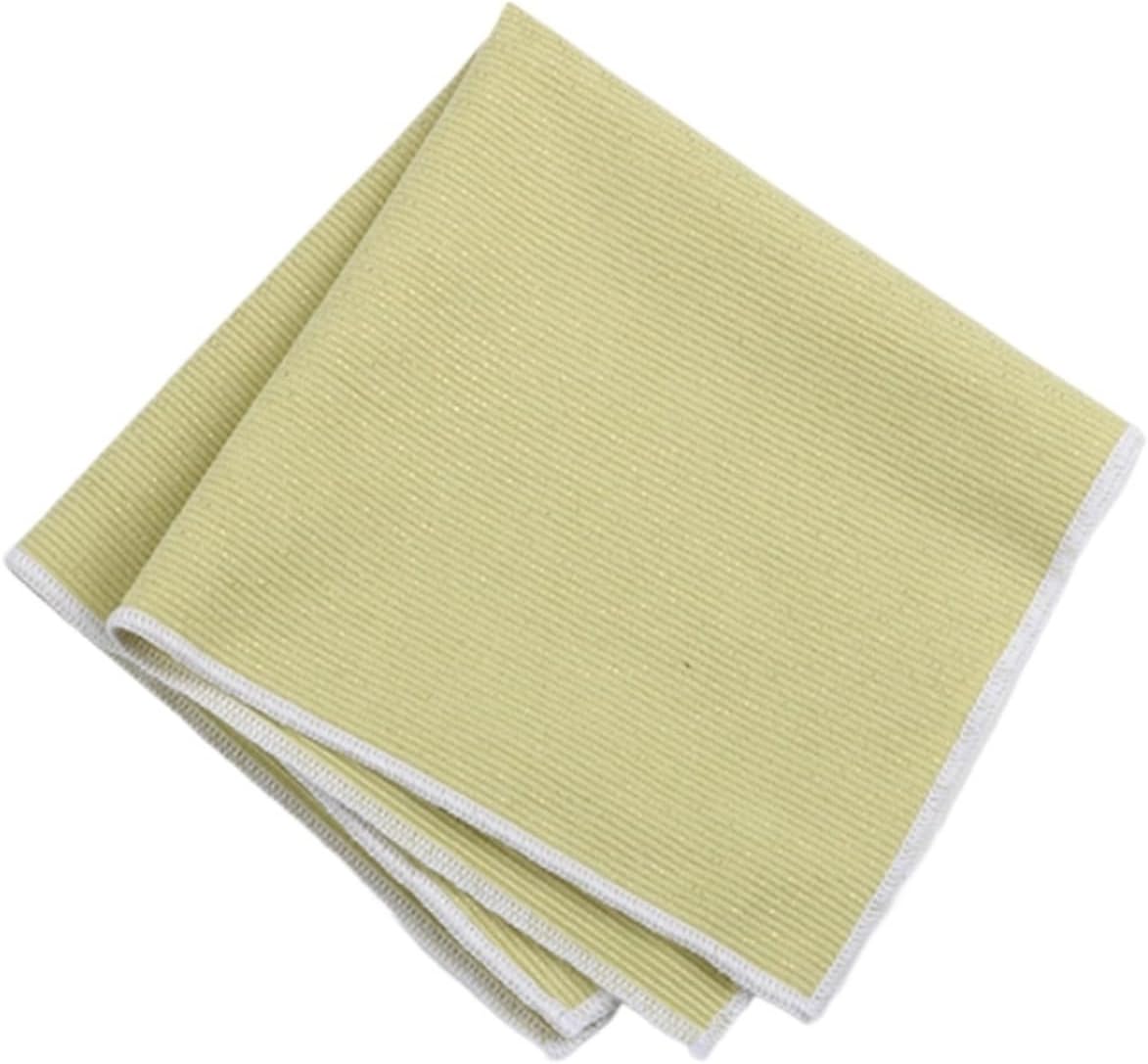 Pocket Squares For Men 10Pcs Gold Dots Solid Color Brown Pocket Square Cotton Linen White Handkerchief Banquet Wedding Hanky